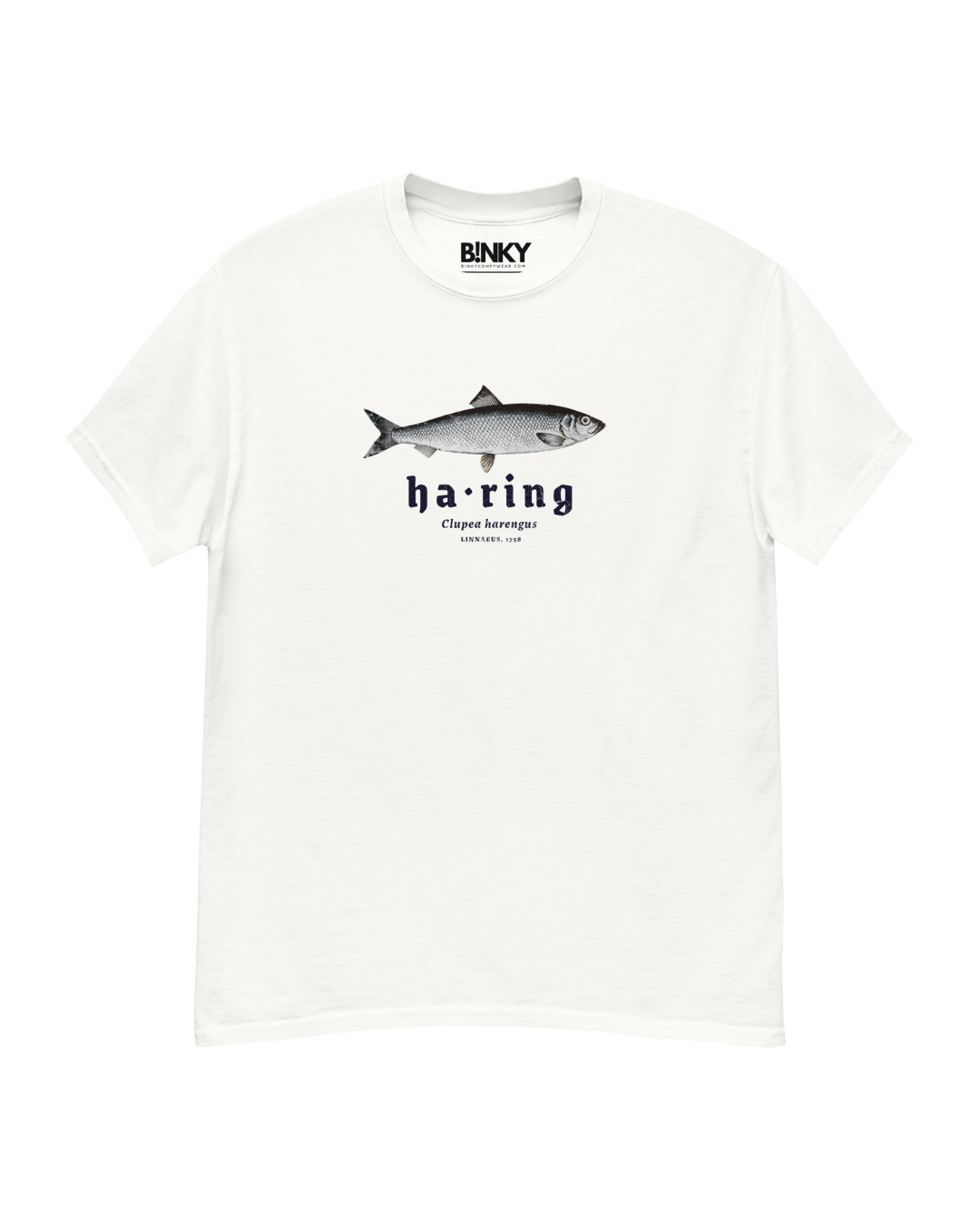 Haring T-Shirt – Iconisch Nederlands ontwerp, 100% katoen, regular fit