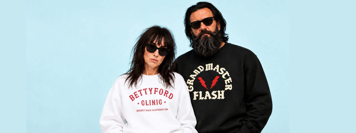 Walter and Helga showing Binky Comfywear Heavy Sweaters