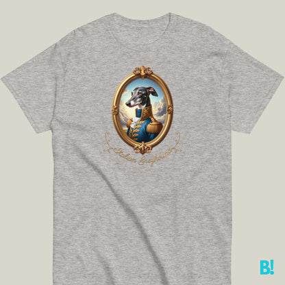 Italian Greyhound Napoleon T-shirt – 100% Cotton Italian Greyhound lovers, get this elegant Napoleon dog portrait T-shirt. 100% cotton, 7 colors. Perfect for stylish dog owners! €29.50 B!NKY Comfywear