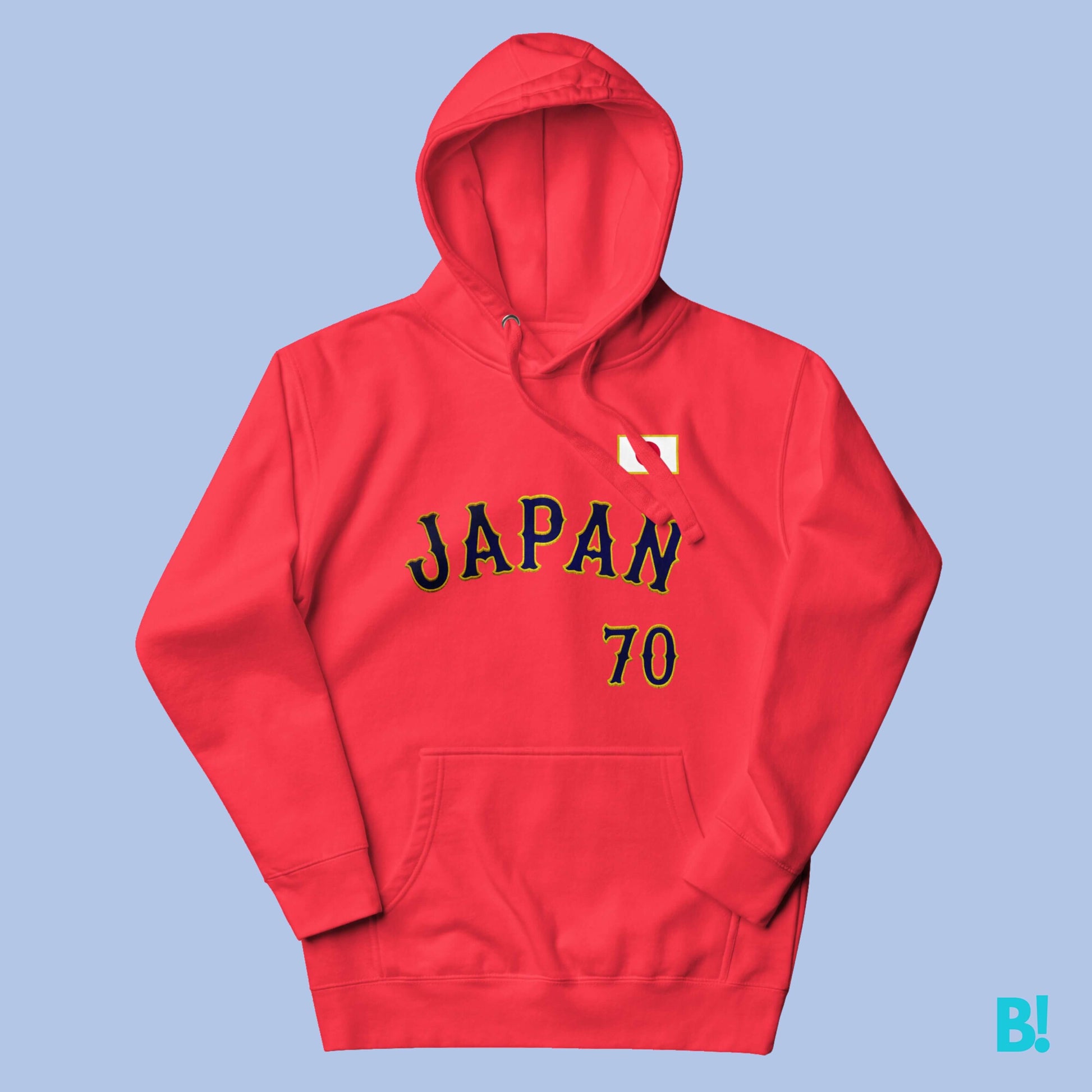 Step up your game with the JAPAN 70 Baseball Hoodie! Featuring a sporty vibe and playful Japanese-inspired print, this hoodie combines style and comfort effortlessly.