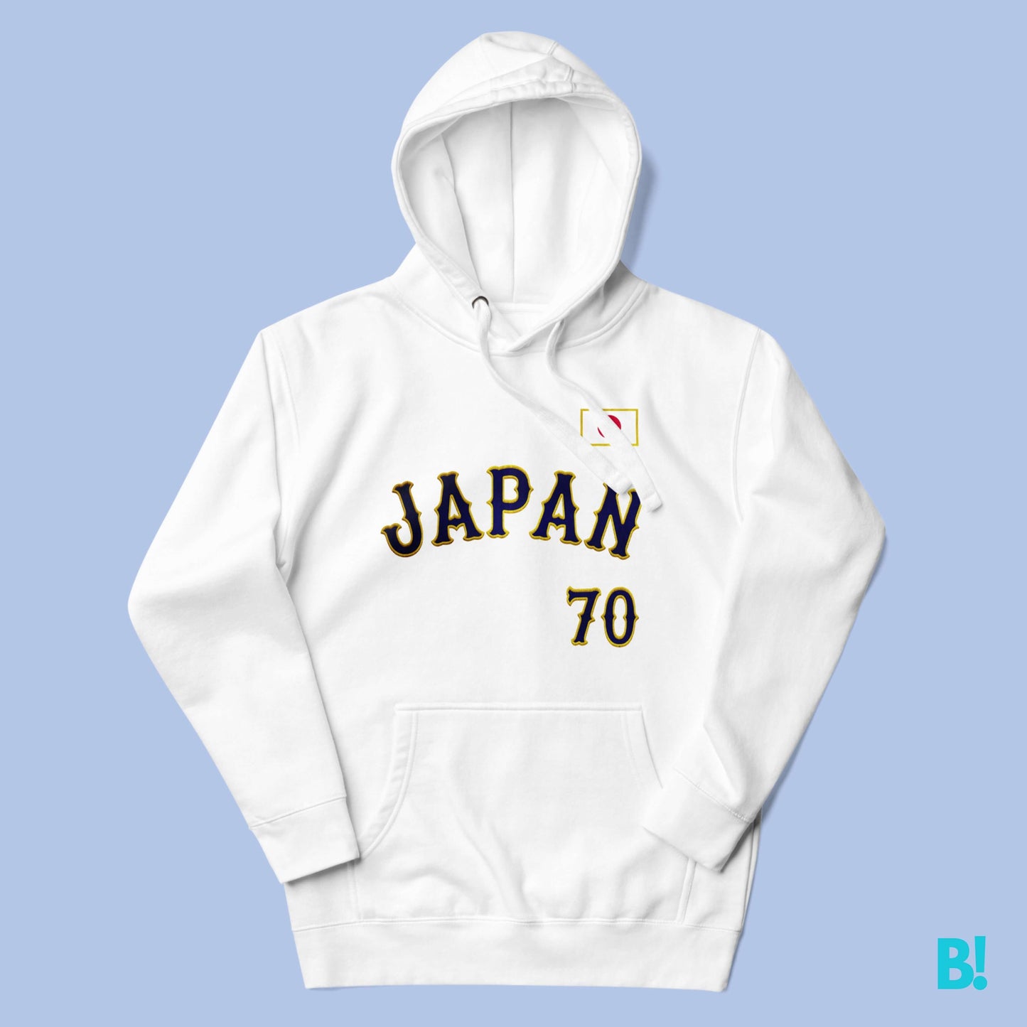 Step up your game with the JAPAN 70 Baseball Hoodie! Featuring a sporty vibe and playful Japanese-inspired print, this hoodie combines style and comfort effortlessly.