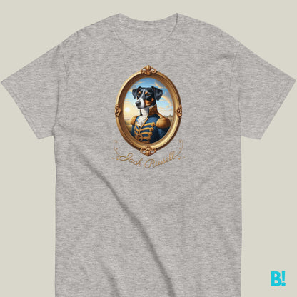 Jack Russell Terrier Napoleon Dog T-shirt – 100% Cotton Jack Russell lovers, this Napoleon dog portrait T-shirt is perfect for you! 100% cotton in 7 colors. Fun and playful for dog fans! €29.50 B!NKY Comfywear