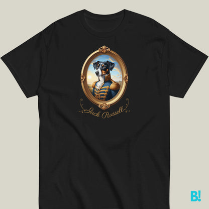 Jack Russell Terrier Napoleon Dog T-shirt – 100% Cotton Jack Russell lovers, this Napoleon dog portrait T-shirt is perfect for you! 100% cotton in 7 colors. Fun and playful for dog fans! €29.50 B!NKY Comfywear