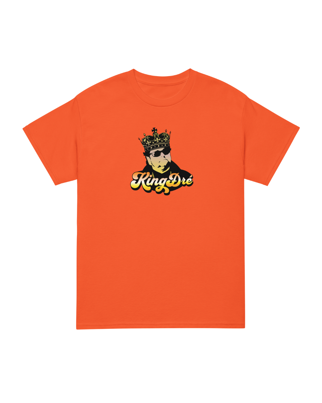 King Dre T-shirt Oranje - Perfect voor Koningsdag en WK Voetbal