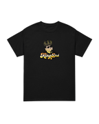 King Dre T-shirt Zwart Voorkant - Subtiel Borstlogo Andre Hazes