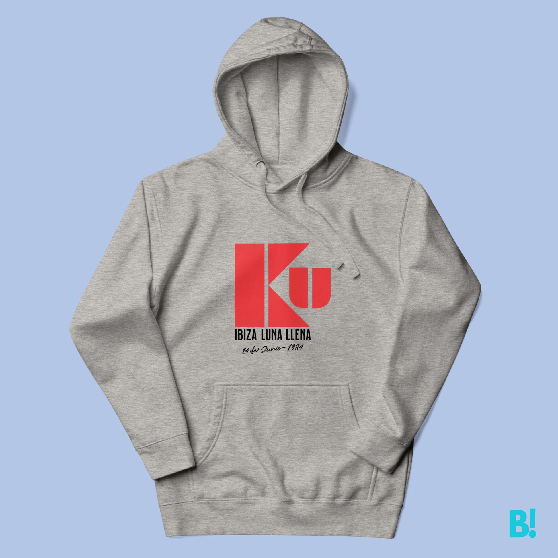 Bring the magic of Ibiza to your wardrobe with the Ku Ibiza 1984 Hoodie! Available in trendy colors for a comfortable, stylish look. This unisex hoodie offers ultimate comfort with its cotton-poly blend.