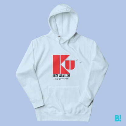 Bring the magic of Ibiza to your wardrobe with the Ku Ibiza 1984 Hoodie! Available in trendy colors for a comfortable, stylish look. This unisex hoodie offers ultimate comfort with its cotton-poly blend.