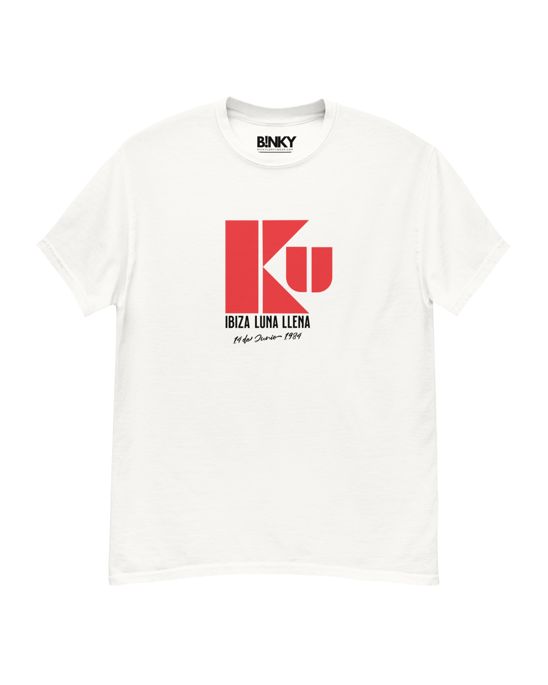 KU Ibiza T-Shirt – 100% cotton, regular fit, legendary clubwear