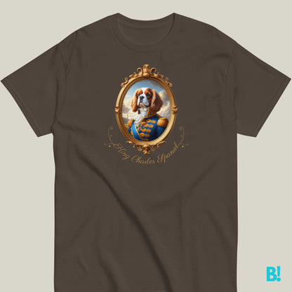 King Charles Spaniel Napoleon T-shirt – 100% Cotton Love King Charles Spaniels? Get this Napoleon dog portrait T-shirt. 100% cotton, available in 7 colors. A royal choice for dog lovers! €29.50 B!NKY Comfywear