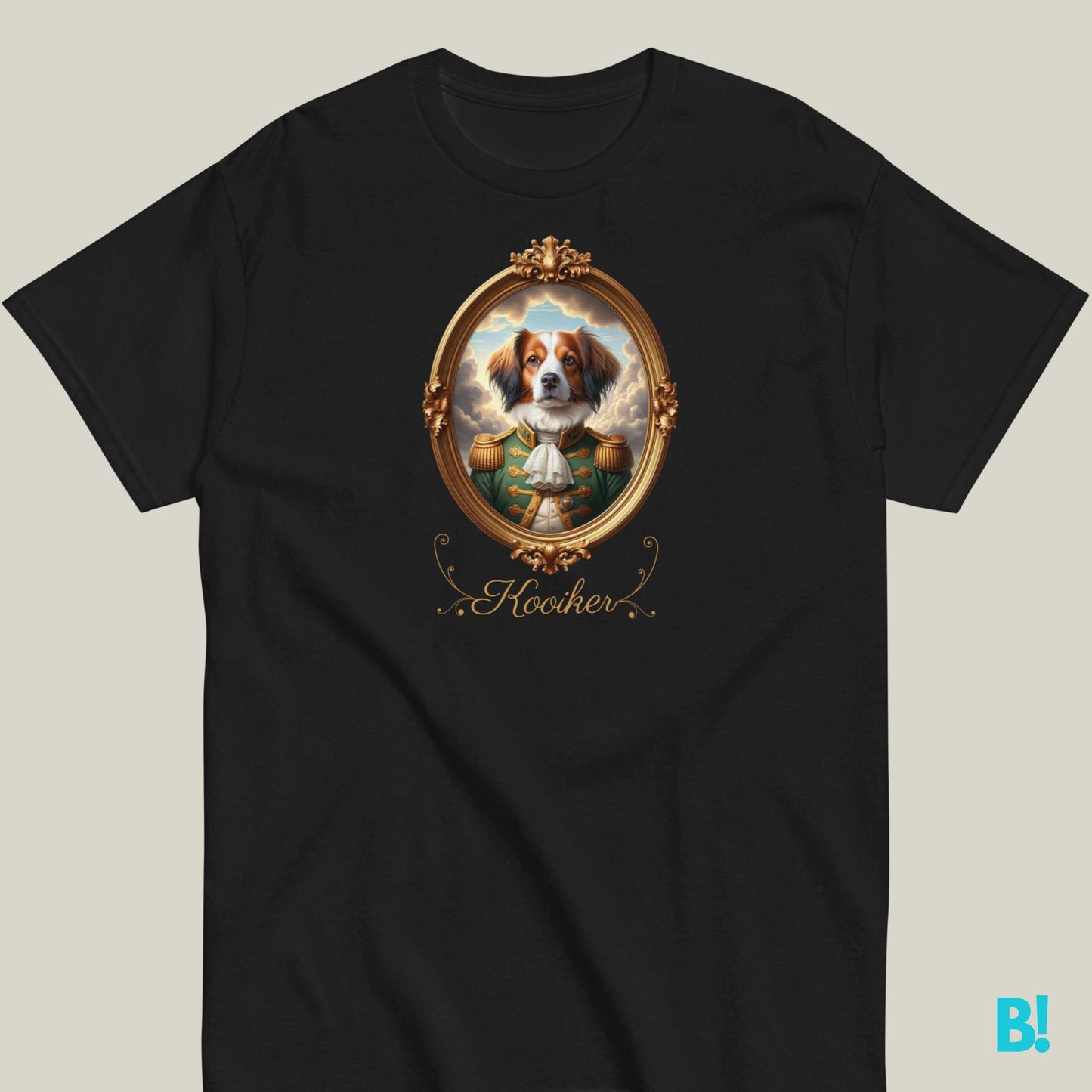 Kooikerhondje Napoleon Dog Portrait T-shirt – 100% Cotton Show off your Kooikerhondje pride with this unique Napoleon dog portrait T-shirt. Soft cotton in 7 colors. A must-have for dog lovers! €29.50 B!NKY Comfywear