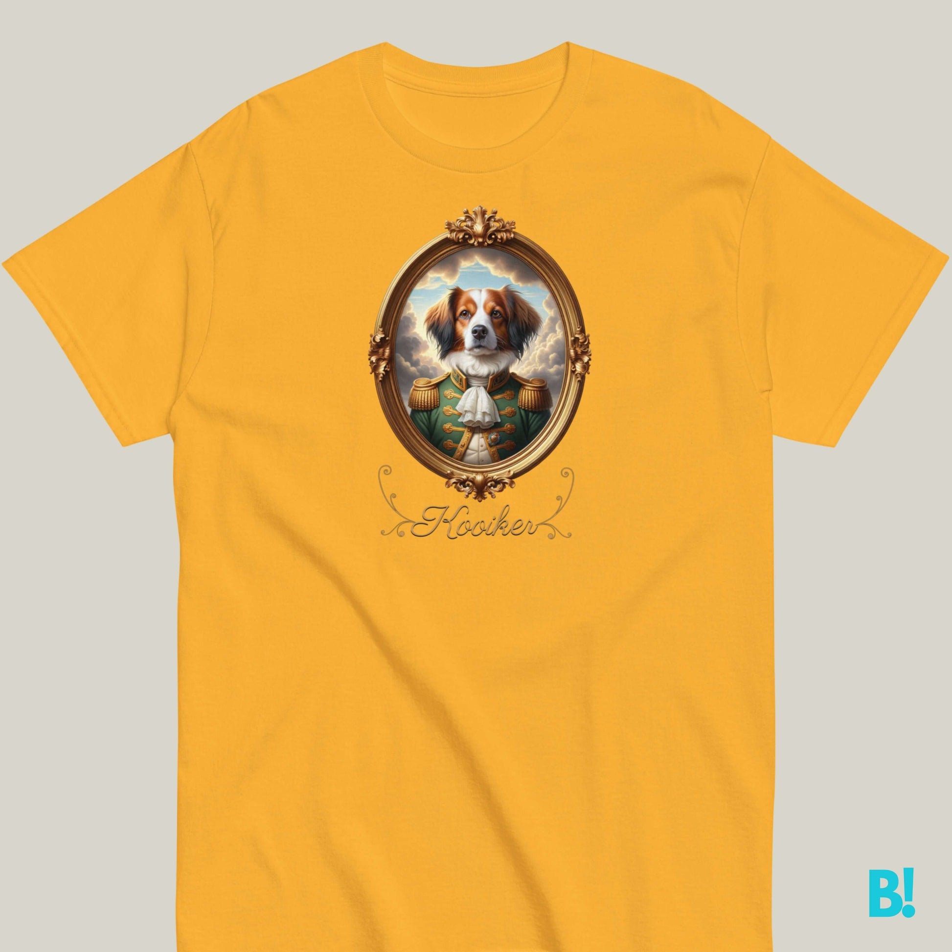 Kooikerhondje Napoleon Dog Portrait T-shirt – 100% Cotton Show off your Kooikerhondje pride with this unique Napoleon dog portrait T-shirt. Soft cotton in 7 colors. A must-have for dog lovers! €29.50 B!NKY Comfywear