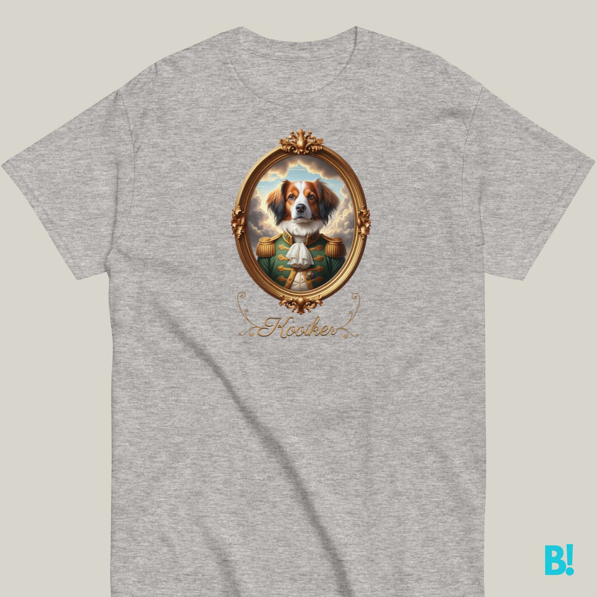 Kooikerhondje Napoleon Dog Portrait T-shirt – 100% Cotton Show off your Kooikerhondje pride with this unique Napoleon dog portrait T-shirt. Soft cotton in 7 colors. A must-have for dog lovers! €29.50 B!NKY Comfywear