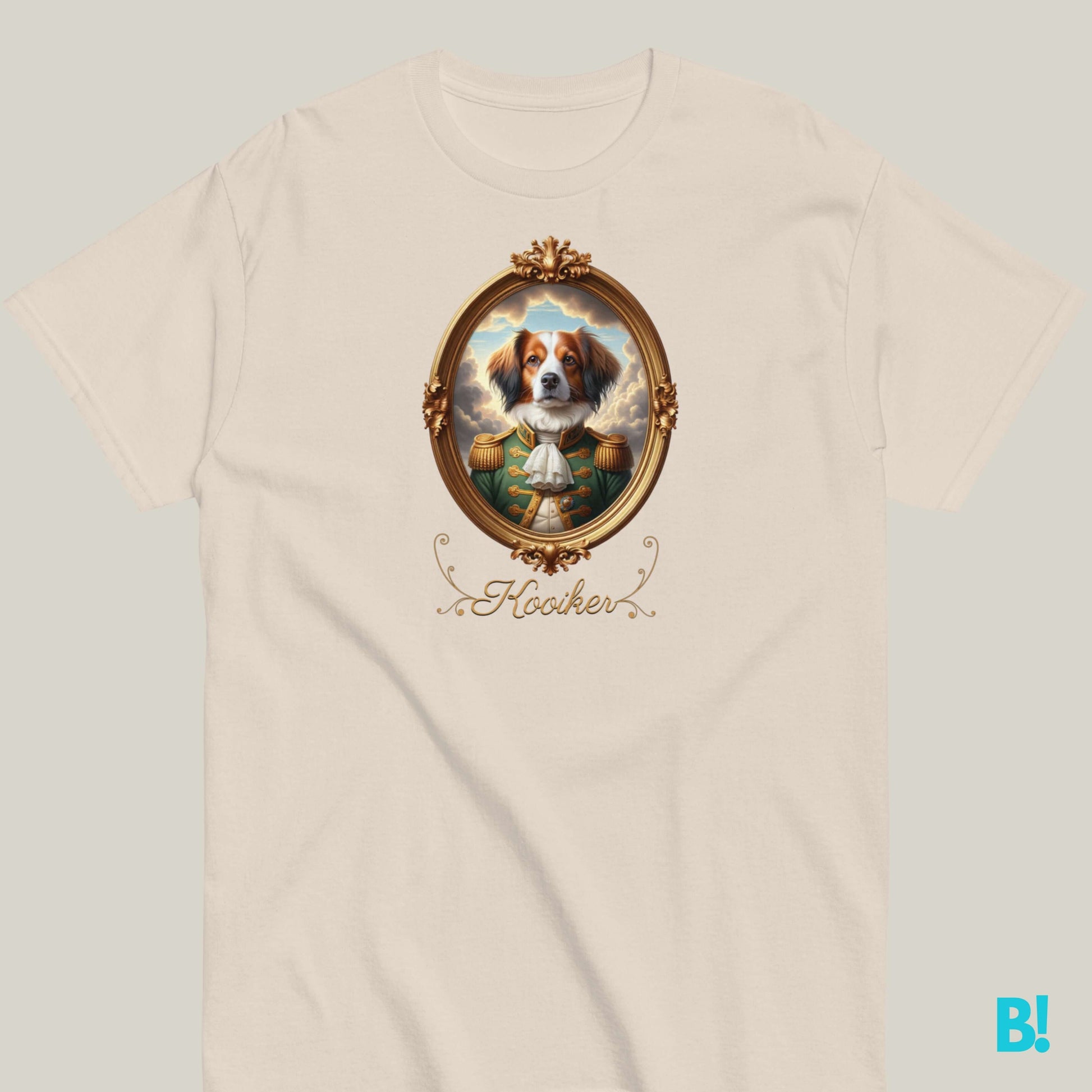 Kooikerhondje Napoleon Dog Portrait T-shirt – 100% Cotton Show off your Kooikerhondje pride with this unique Napoleon dog portrait T-shirt. Soft cotton in 7 colors. A must-have for dog lovers! €29.50 B!NKY Comfywear