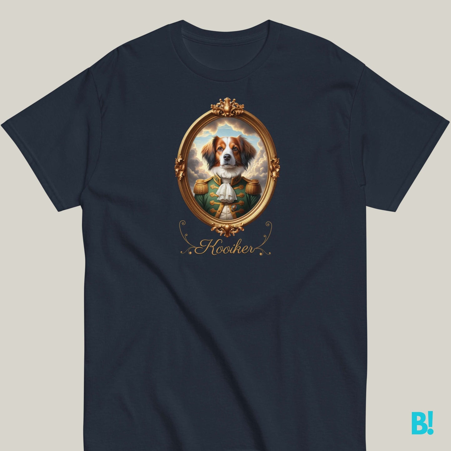 Kooikerhondje Napoleon Dog Portrait T-shirt – 100% Cotton Show off your Kooikerhondje pride with this unique Napoleon dog portrait T-shirt. Soft cotton in 7 colors. A must-have for dog lovers! €29.50 B!NKY Comfywear