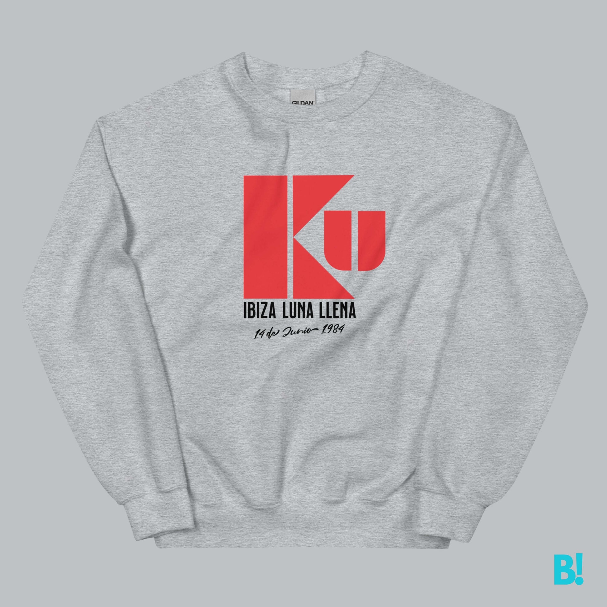 KU IBIZA Sweater – Ultimate Ibiza Vibes! The Ku Ibiza sweater in white, grey, and sand. Soft, stylish, and full of Ibiza flair. Shop this unique design at BinkyComfywear! Unisex Sweater. €39.00 B!NKY Comfywear