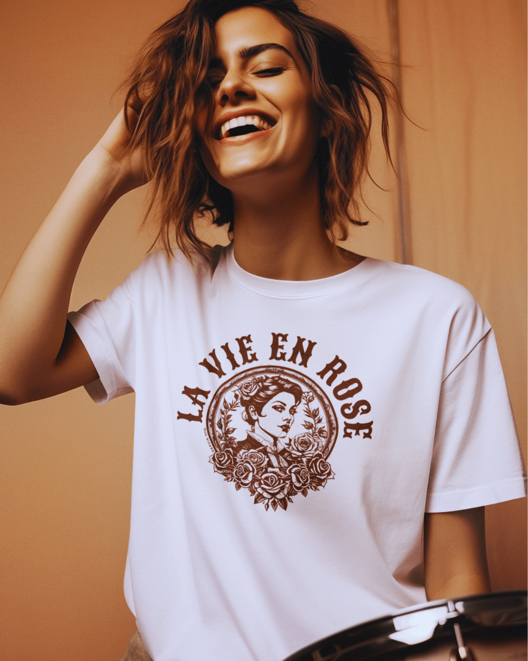 CAMISETA LA VIE EN ROSE