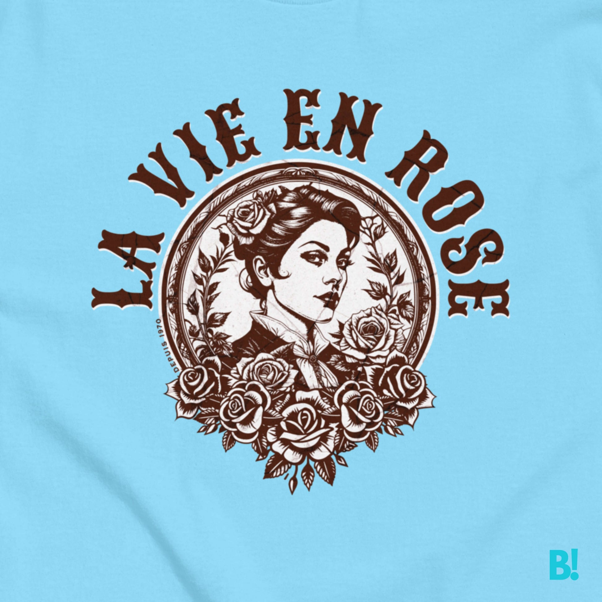 La Vie en Rose T-Shirt: Embrace Parisian Elegance Capture French romance with our La Vie en Rose T-Shirt. 100% cotton, unisex, and in 4 colors. Sizes: S-XXXL. Design by DEPUIS 1970. €29.50 B!NKY Comfywear