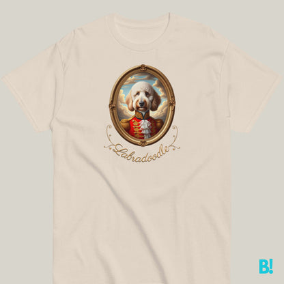 Labradoodle Napoleon Portrait T-shirt – 100% Cotton Labradoodle lovers, here’s your perfect T-shirt! Classic Napoleon portrait on 100% cotton, available in 7 colors. Order yours today! €29.50 B!NKY Comfywear