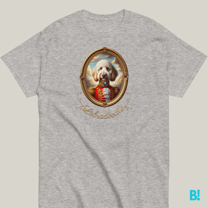 Labradoodle Napoleon Portrait T-shirt – 100% Cotton Labradoodle lovers, here’s your perfect T-shirt! Classic Napoleon portrait on 100% cotton, available in 7 colors. Order yours today! €29.50 B!NKY Comfywear