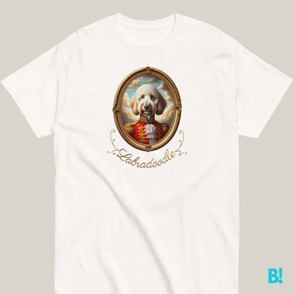 Labradoodle Napoleon Portrait T-shirt – 100% Cotton Labradoodle lovers, here’s your perfect T-shirt! Classic Napoleon portrait on 100% cotton, available in 7 colors. Order yours today! €29.50 B!NKY Comfywear