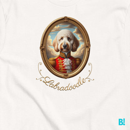 Labradoodle Napoleon Portrait T-shirt – 100% Cotton Labradoodle lovers, here’s your perfect T-shirt! Classic Napoleon portrait on 100% cotton, available in 7 colors. Order yours today! €29.50 B!NKY Comfywear