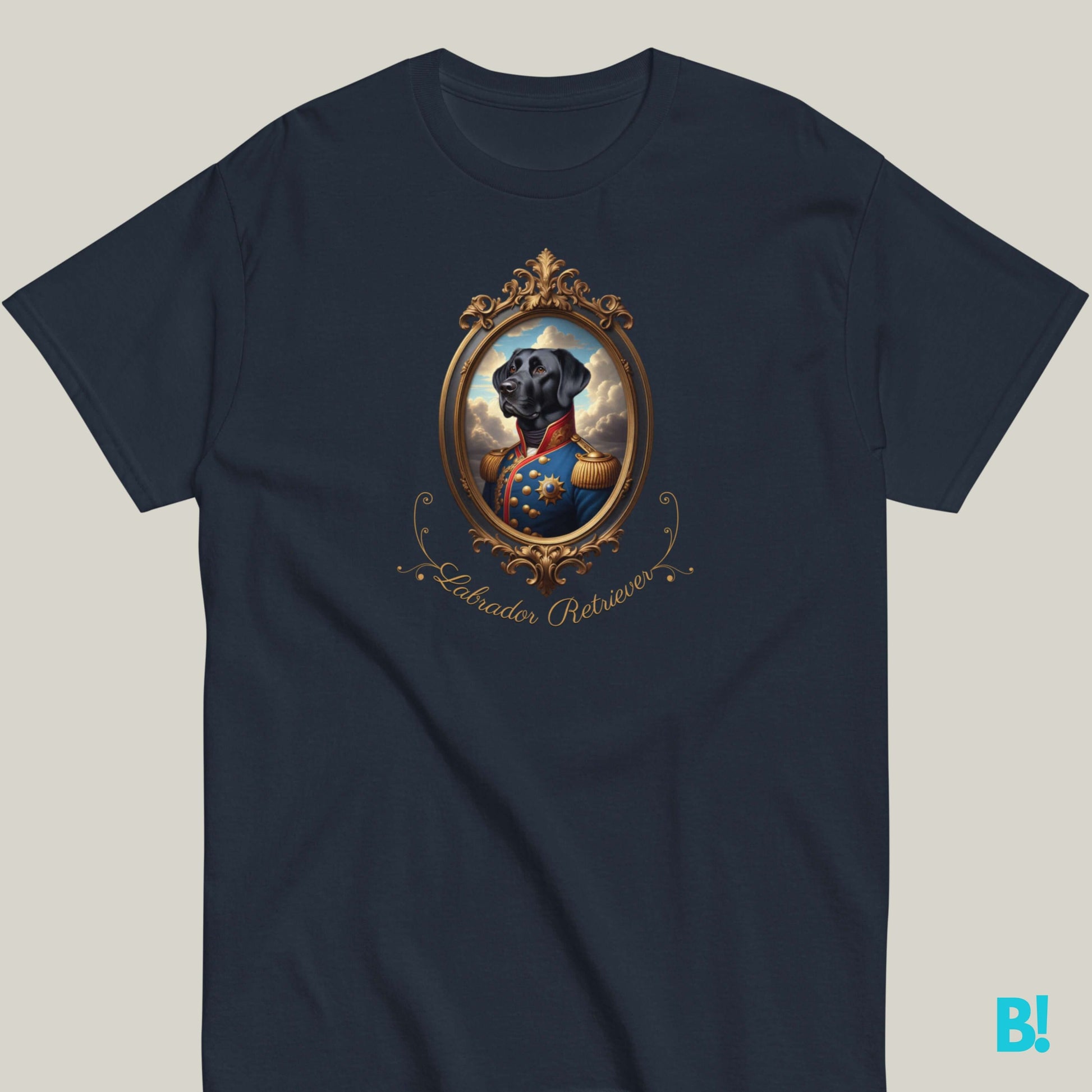 Black Labrador Retriever Napoleon Dog T-shirt – 100% Cotton Black Lab lovers, this Napoleon dog portrait T-shirt is for you! 100% cotton, comfy fit, and 7 color choices. Perfect gift for dog lovers! €29.50 B!NKY Comfywear