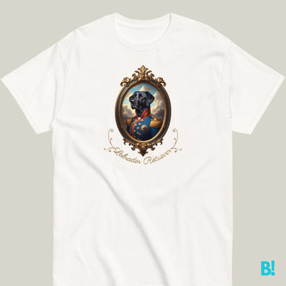 Black Labrador Retriever Napoleon Dog T-shirt – 100% Cotton Black Lab lovers, this Napoleon dog portrait T-shirt is for you! 100% cotton, comfy fit, and 7 color choices. Perfect gift for dog lovers! €29.50 B!NKY Comfywear