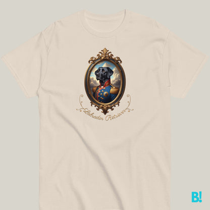 Black Labrador Retriever Napoleon Dog T-shirt – 100% Cotton Black Lab lovers, this Napoleon dog portrait T-shirt is for you! 100% cotton, comfy fit, and 7 color choices. Perfect gift for dog lovers! €29.50 B!NKY Comfywear