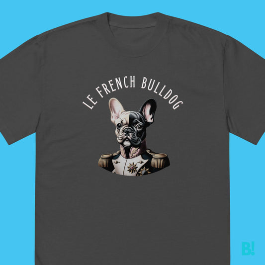 Le French Bulldog Loose Fit Dog T-Shirt Embrace the versatility of the Le French Bulldog Oversized faded T-Shirt. Its loose fit gives you the freedom to express your personality through your style. 100% carded cotton. Garment-dyed, pre-shrunk fabric. Boxy