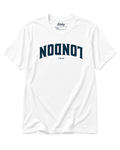 London Est. Ad 47 T-Shirt | Old City Varsity displayed on a white background, featuring a bold 'LONDON' graphic.