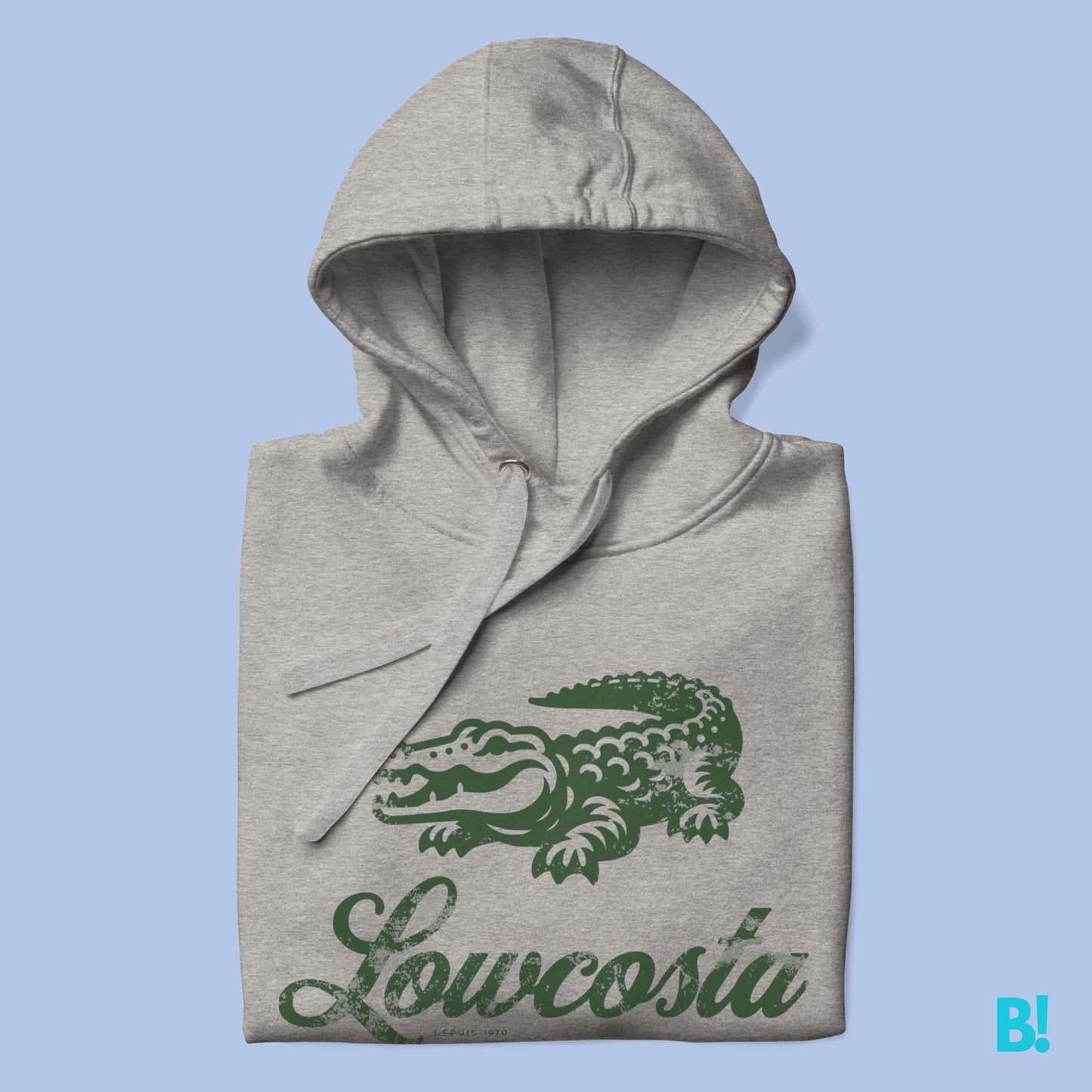 LOWCOSTA HOODIE Unleash the Croc and Upgrade your style with our Unisex Lowcosta Hoodie.Stay comfy with our 100% Cotton-Faced hoodie, featuring a durable cotton-poly blend, front pouch pocket, and 3-panel hood. For the perfect fit, order one size up. €44.