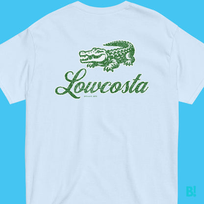 Unleash the Croc with our LOWCOSTA T-Shirts! Step up your style with our LOWCOSTA Unisex T-Shirts! 100% Cotton, 5 Colors, Sizes S-XXXL. Comfortable and trendy design by B!NKY Comfywear. Get yours now! €34.50 B!NKY Comfywear