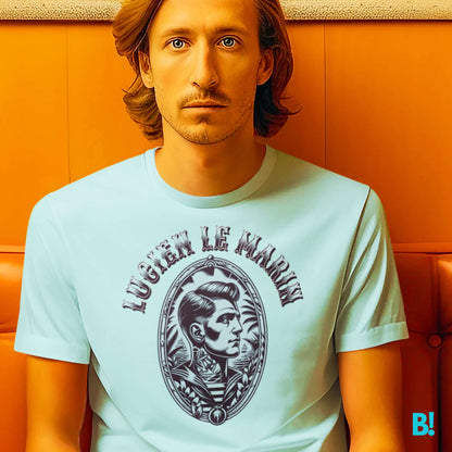 Lucien Le Marin French Tattoo Retro Inspired Vintage T-Shirt Ahoy, fashion voyagers! Set sail in style with Lucien Le Marin. This nautical-inspired tee captures the spirit of high seas adventures with a French twist. Embrace the call of the ocean and unle