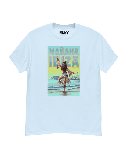 The MAÑANA IBIZA T-Shirt is a tribute to endless sunsets, sandy toes, and the island’s unique magic. A perfect blend of bohemian spirit and laid-back style, designed for those who truly know how to live in the moment. Made from 100% premium cotton for ult