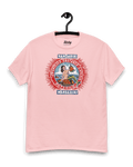 MANDARINI CATANIA T-SHIRT | SICILIAN VINTAGE featuring vibrant graphic design on a pink background.