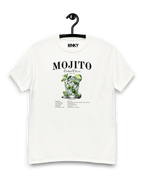 MOJITO COCKTAIL T-SHIRT featuring a refreshing mojito graphic on soft organic cotton.