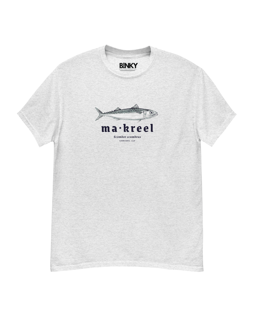 Mackerel T-Shirt – 100% cotton, regular fit, maritime-inspired design