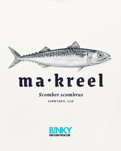 Mackerel T-Shirt – 100% cotton, regular fit, maritime-inspired design