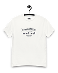 MACKEREL T-SHIRT featuring a mackerel illustration, inspired by Dutch heritage and maritime culture.