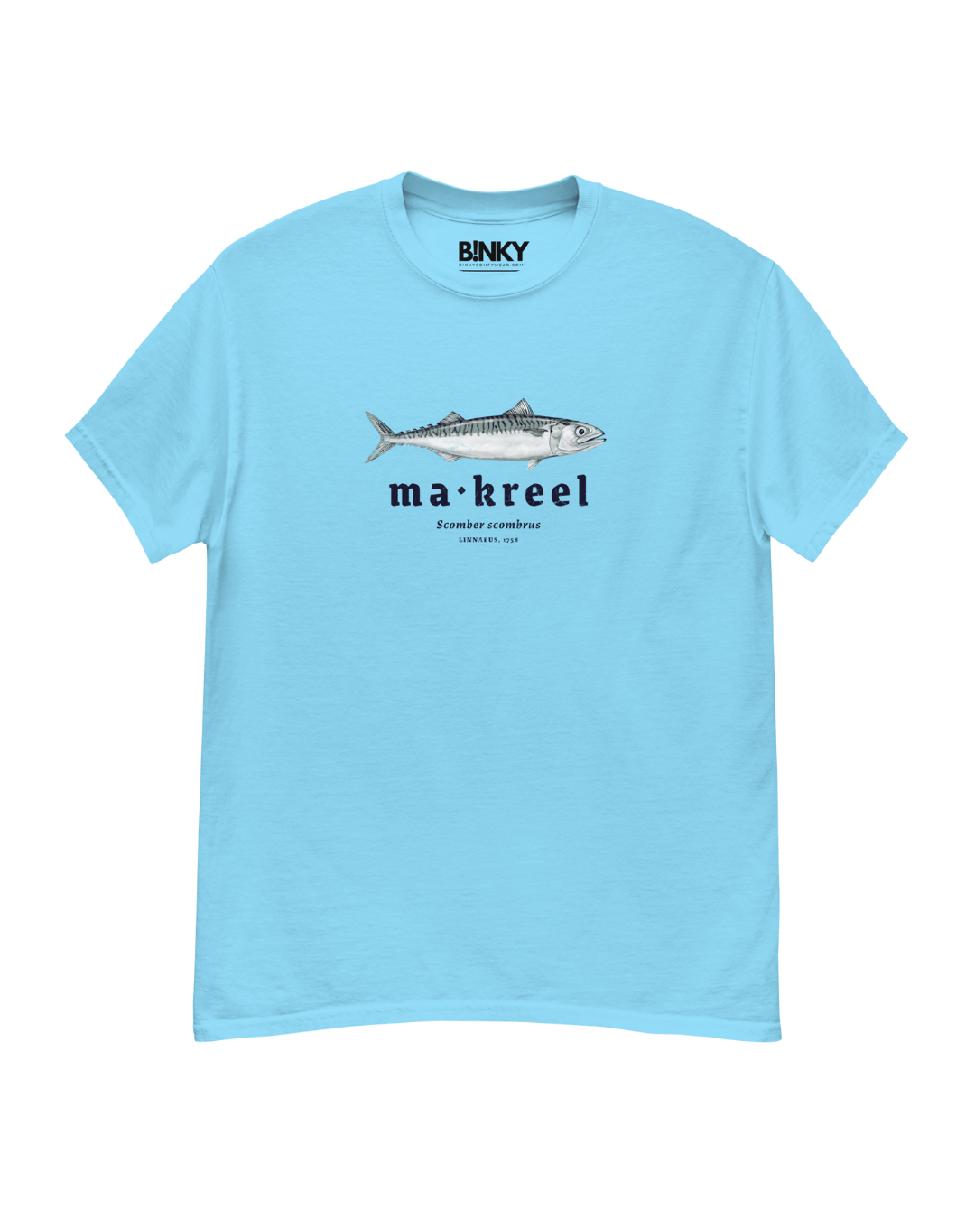 Mackerel T-Shirt – 100% cotton, regular fit, maritime-inspired design