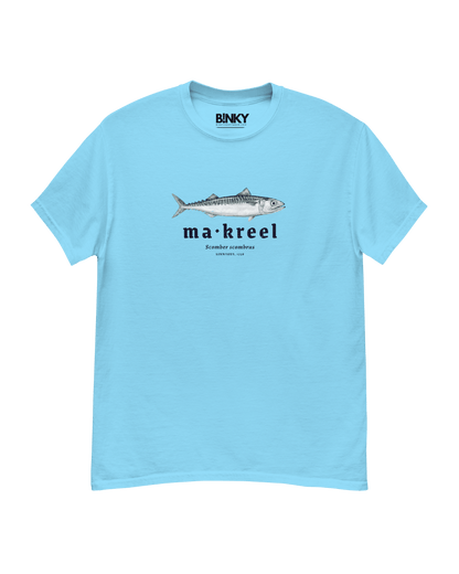 Mackerel T-Shirt – 100% cotton, regular fit, maritime-inspired design