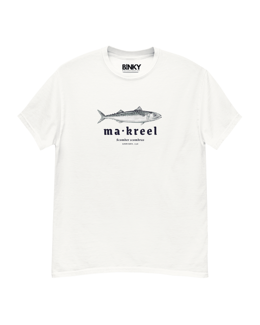 Mackerel T-Shirt – 100% cotton, regular fit, maritime-inspired design