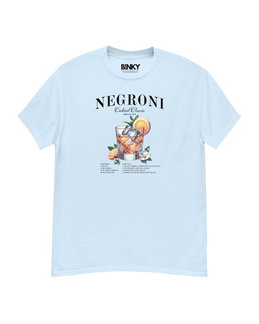 NEGRONI EXQUISITE LUXURY T-Shirt – 100% cotton, regular fit, classic cocktail design