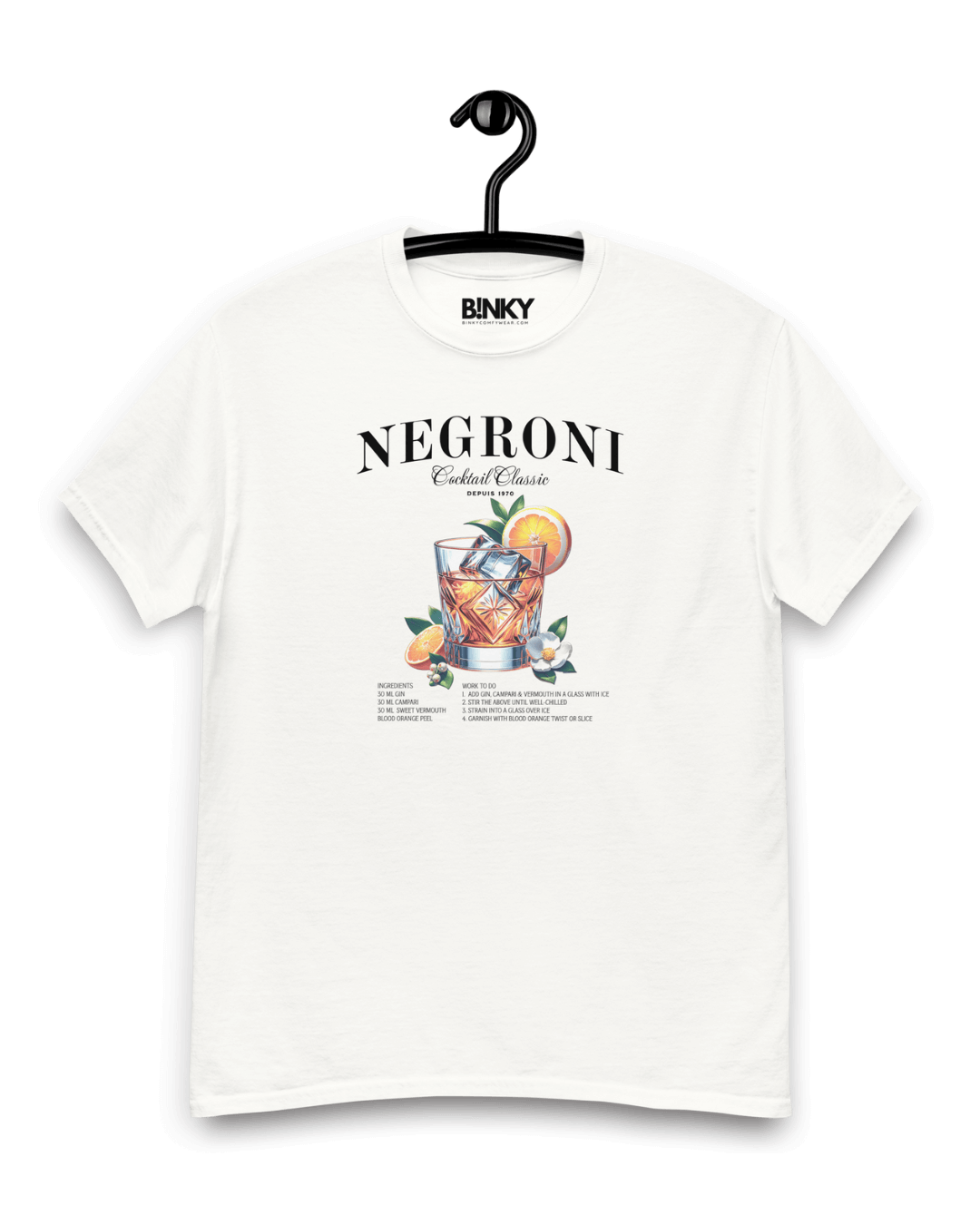 CAMISETA NEGRONI COCKTAIL