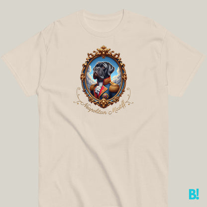 Neapolitan Mastiff Napoleon T-shirt – 100% Cotton Celebrate your Neapolitan Mastiff with this iconic Napoleon dog portrait T-shirt. 100% cotton, 7 colors. Perfect for dog lovers! €29.50 B!NKY Comfywear