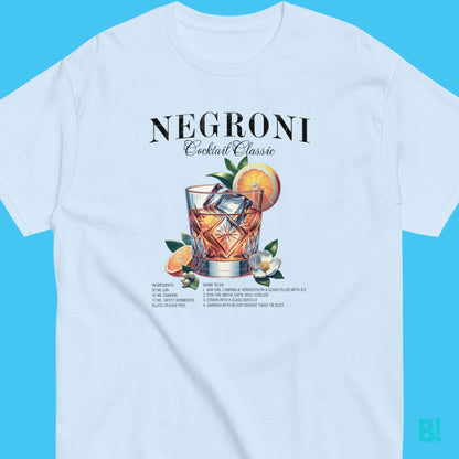 NEGRONI COCKTAIL T-Shirt | 100% Cotton | B!NKY Design Luxurious 100% cotton Negroni T-Shirt, unisex fit, available in 5 colors. Embrace elegance with our exclusive Negroni design by B!NKY Comfywear. €29.50 B!NKY Comfywear