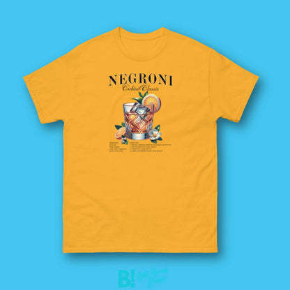 NEGRONI COCKTAIL T-SHIRT