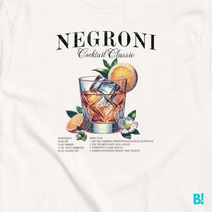 NEGRONI COCKTAIL T-SHIRT