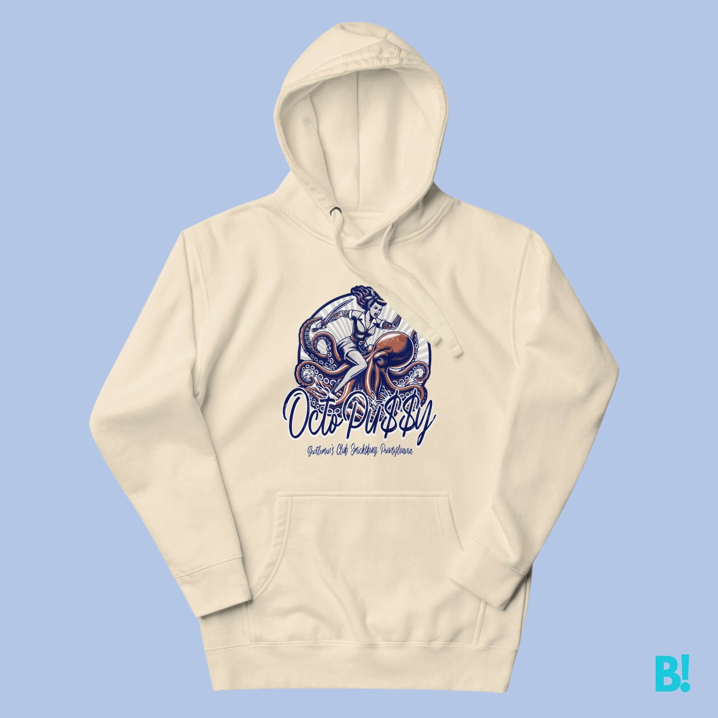 Stand out with the OctoPussy Gentlemen's Club Smicksburg Pennsylvania Hoodie! This playful and bold design adds a unique touch to your wardrobe. Available in trendy colors.