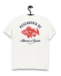 PESCADERIA T-SHIRT featuring a vibrant fish design and Alhaurín el Grande text, perfect for coastal lovers.